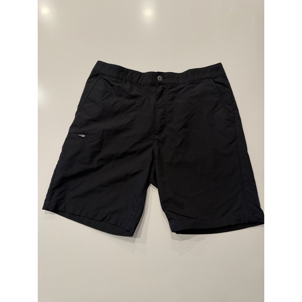 Gerry Mens Hiking Shorts Size 34 Black Outdoor Adult Polyester Pre-Owned